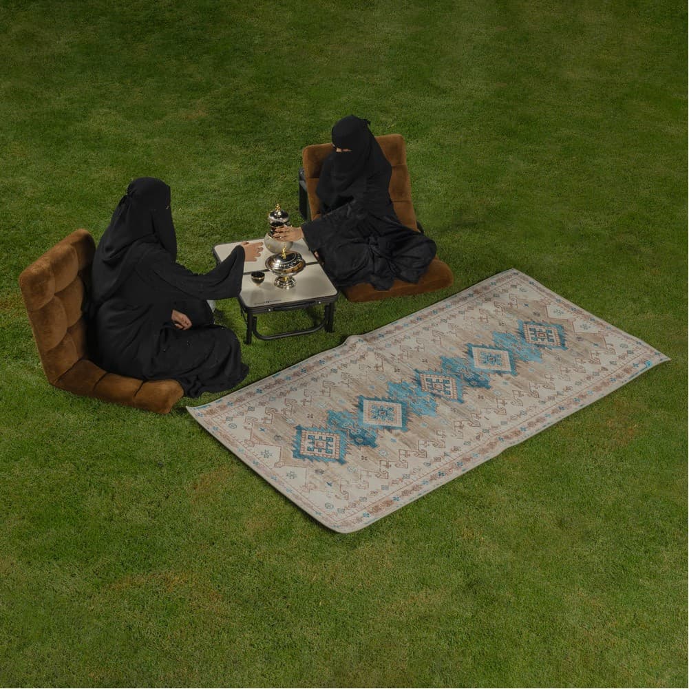 ALSANIDI, Ground seating mat for camping , Portable Camping and Hiking Floor Mat, Multicolored , Size200*150 Cm