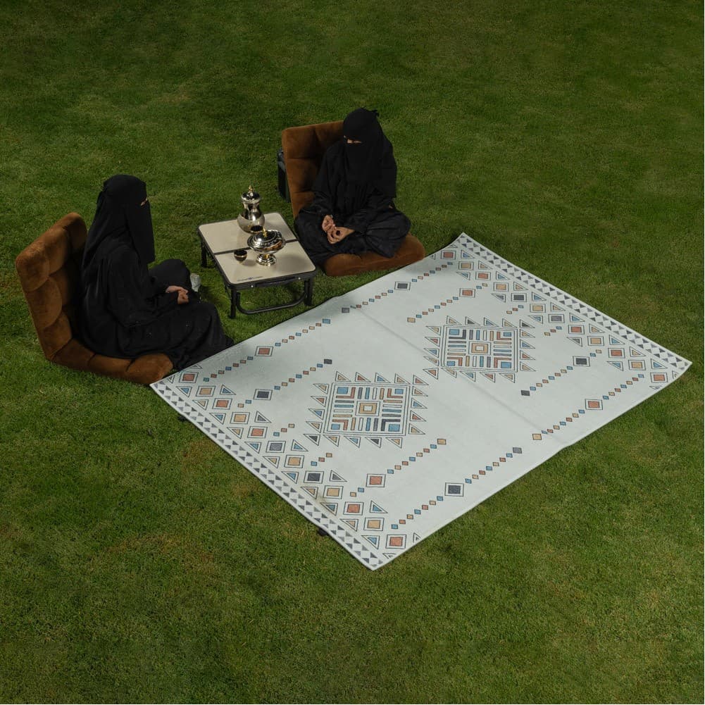 ALSANIDI, Ground seating mat for camping , Portable Camping and Hiking Floor Mat, Multicolored , Size200*150 Cm