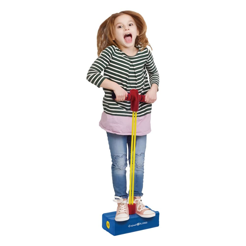 ALSANIDI, Kids jumping game, Children's game, Blue, Size L:22* W:10* H:40 Cm