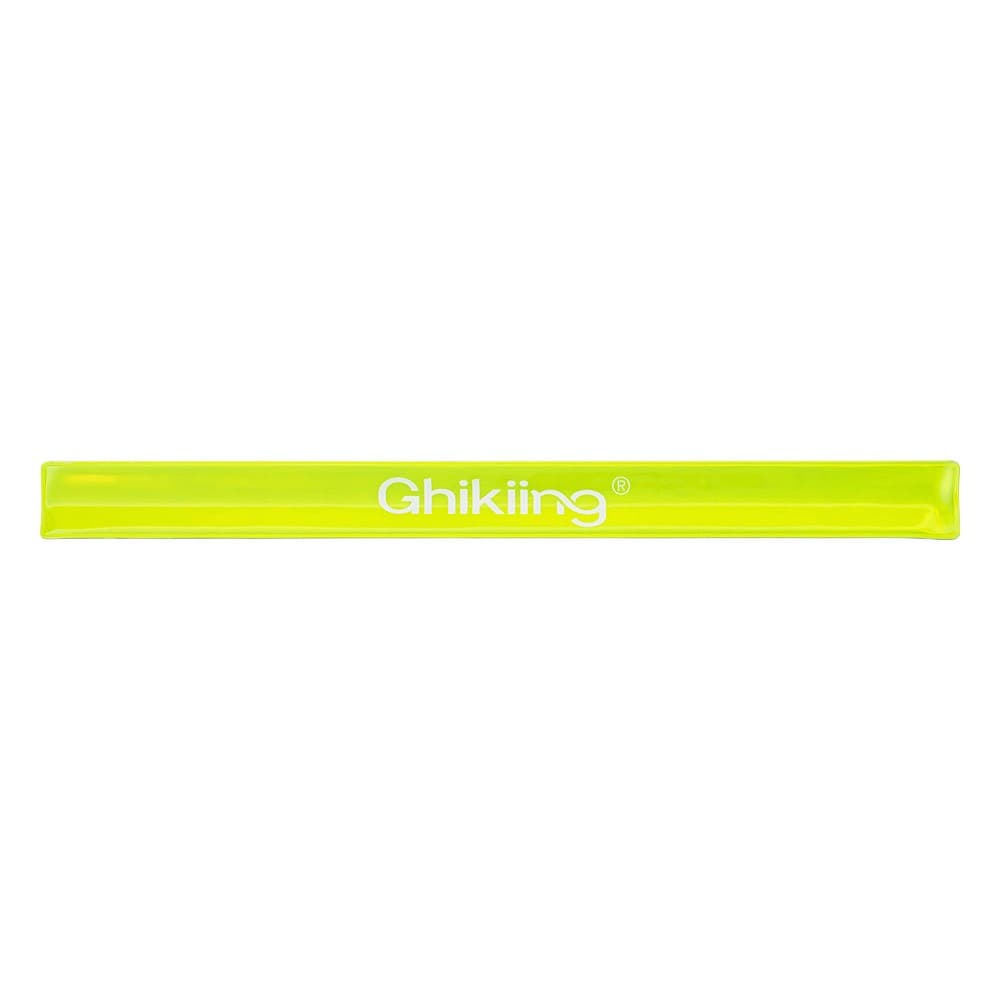 GHIKING, Reflective belt for bicycle, Bicycle belt, Green, Size L:43*W:3. Cm