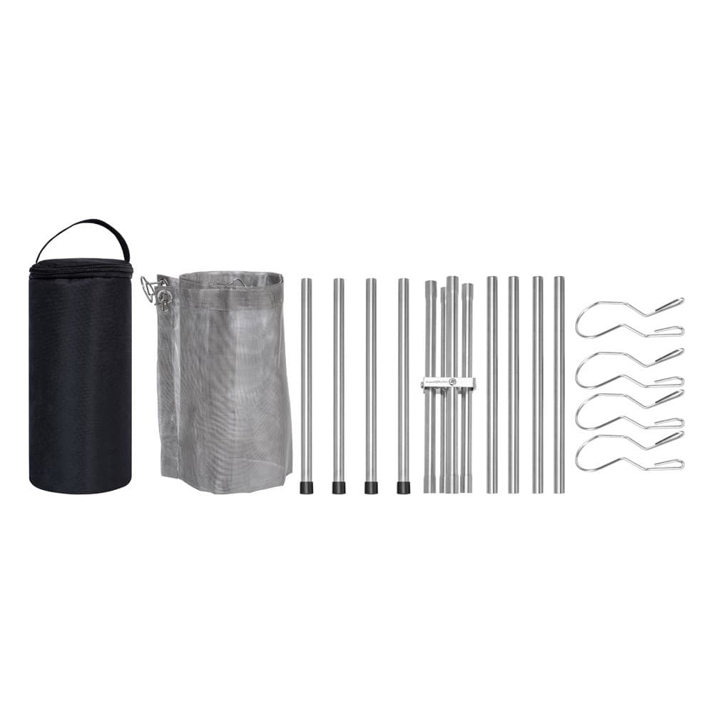 CMP, Stainless steel grill, Grill grates, Silver, Size 42*42*32 Cm