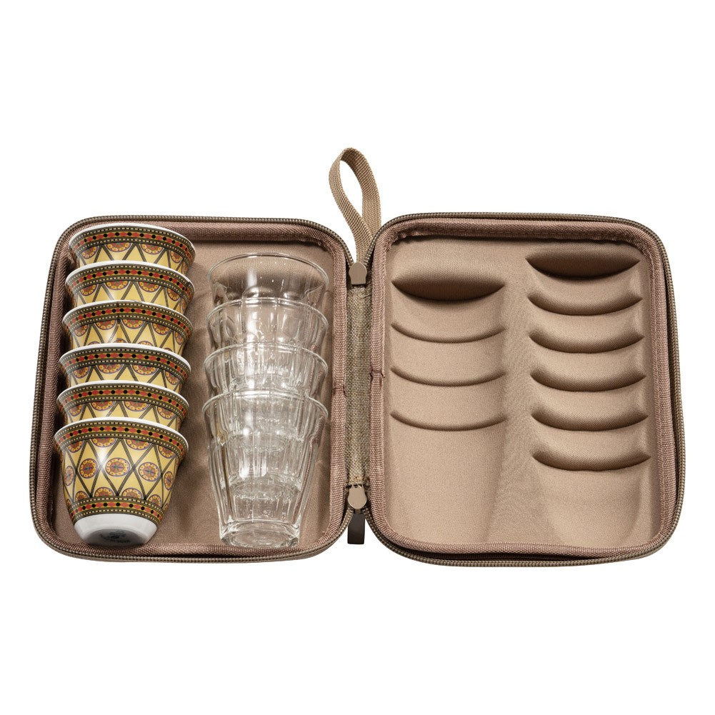 CMP, Tea Iskanat bag, Iskanat bag, Woody,  capacity 6 بيالة Size L:17*W:14.1*H:6.4 Cm