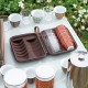 CMP, Tea Iskanat bag, Iskanat bag, Oud,  capacity 6 بيالة Size L:17*W:14.1*H:6.4 Cm
