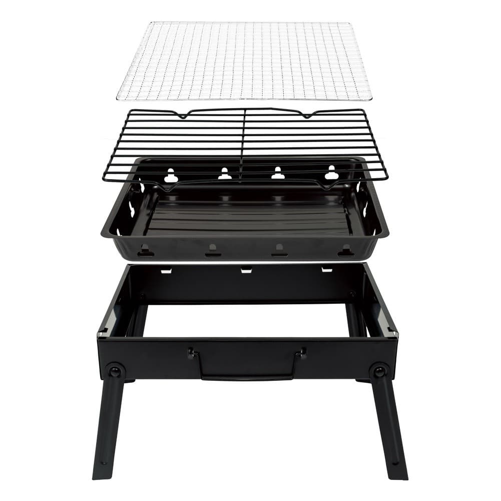 CMP, Mobile grill, Outdoor grill, Black, Size L:43*W:30*H22.5 Cm