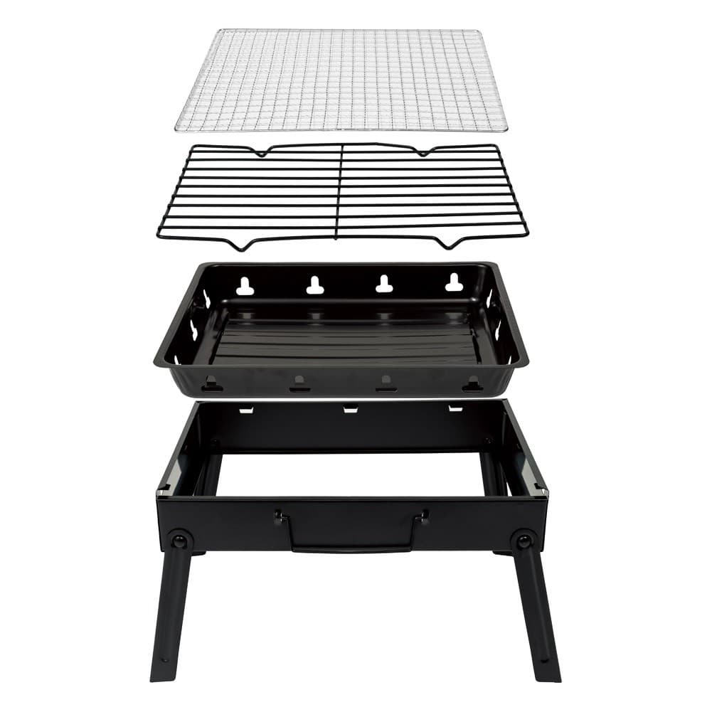 CMP, Mobile grill, Outdoor grill, Black, Size L:35*W:27*H20 Cm