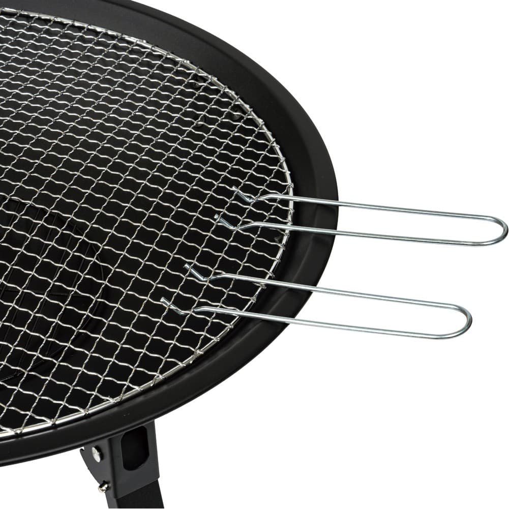 CMP, Mobile grill, Outdoor grill, Black, Size L:43*W:38*H55.5 Cm