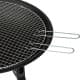 CMP, Mobile grill, Outdoor grill, Black, Size L:43*W:38*H55.5 Cm