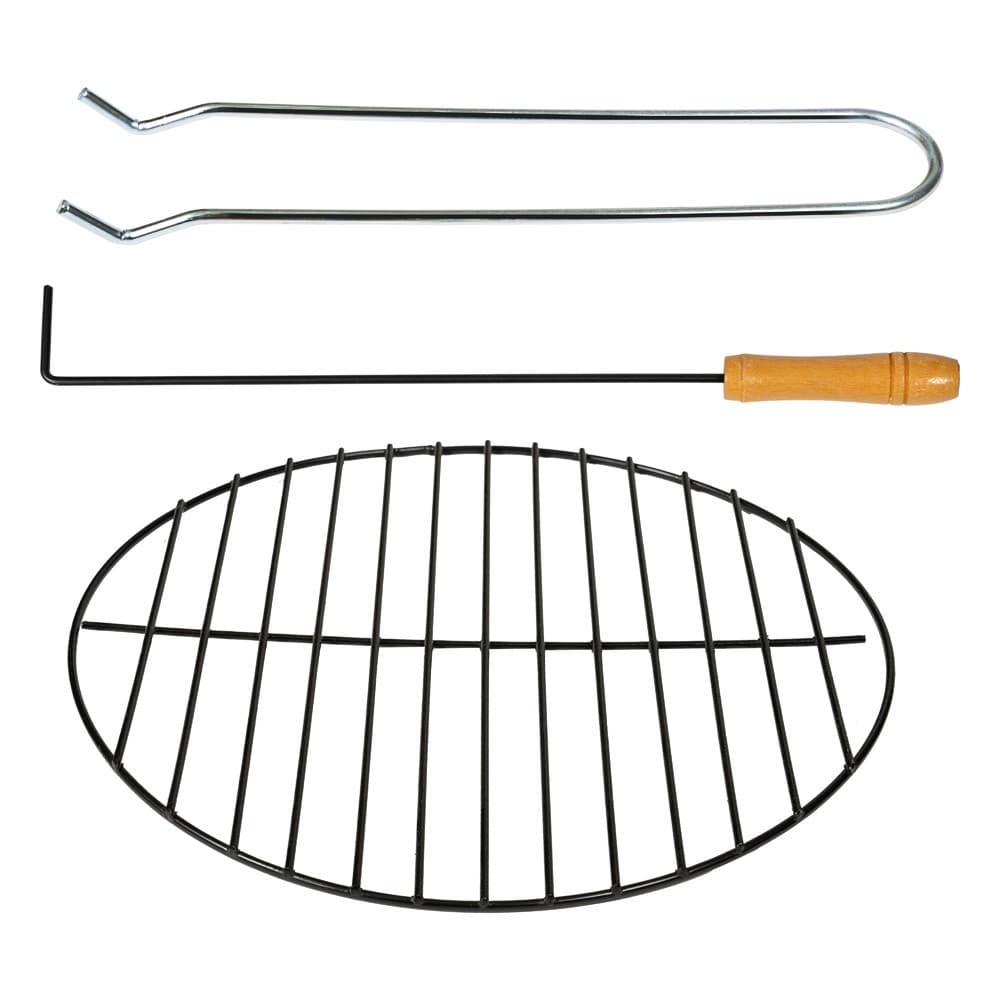 CMP, Mobile grill, Outdoor grill, Black, Size L:43*W:38*H55.5 Cm