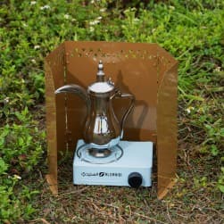 ALSANIDI, Spawn of fire, Iron fire sprinkler, Gold, Size L:90*H:60 Cm