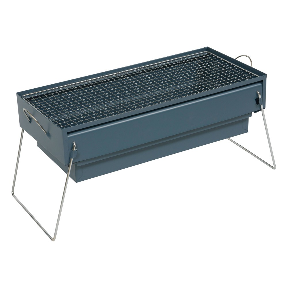 ALSANIDI, Mobile grill, Outdoor grill, Blue, Size L:50*W:23*H25 Cm