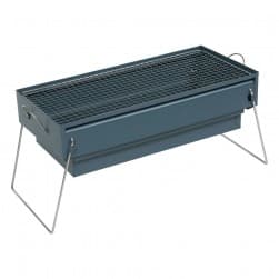 ALSANIDI, Mobile grill, Outdoor grill, Blue, Size L:50*W:23*H25 Cm