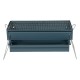 ALSANIDI, Mobile grill, Outdoor grill, Blue, Size L:50*W:23*H25 Cm