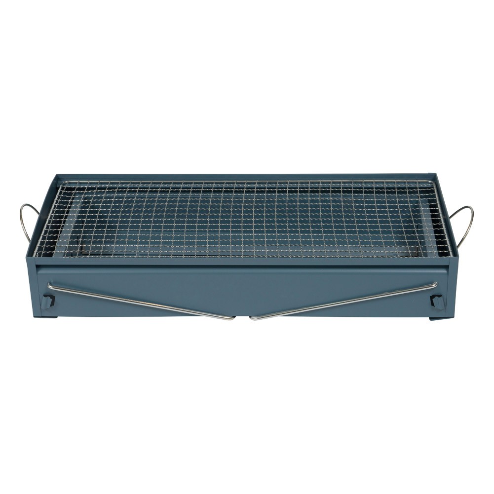 ALSANIDI, Mobile grill, Outdoor grill, Blue, Size L:50*W:23*H25 Cm