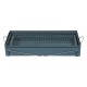 ALSANIDI, Mobile grill, Outdoor grill, Blue, Size L:50*W:23*H25 Cm