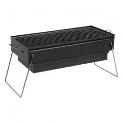 ALSANIDI, Mobile grill, Outdoor grill, Gray, Size L:50*W:23*H25 Cm