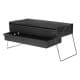 ALSANIDI, Mobile grill, Outdoor grill, Gray, Size L:50*W:23*H25 Cm