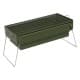 ALSANIDI, Mobile grill, Outdoor grill, Green, Size L:50*W:23*H25 Cm
