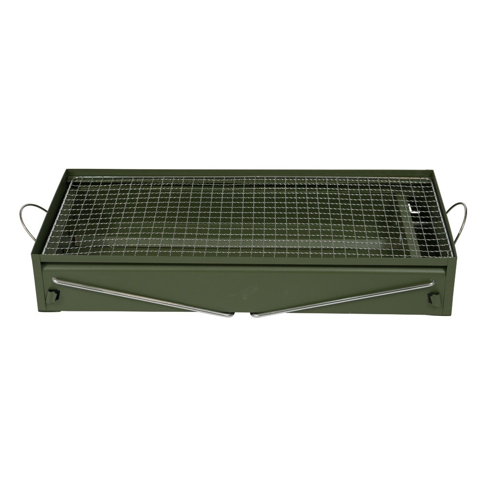 ALSANIDI, Mobile grill, Outdoor grill, Green, Size L:50*W:23*H25 Cm
