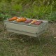 ALSANIDI, Mobile grill, Outdoor grill, White, Size L:50*W:23*H25 Cm
