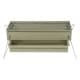ALSANIDI, Mobile grill, Outdoor grill, White, Size L:50*W:23*H25 Cm