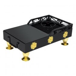ALSANIDI, Mobile grill, Outdoor grill, Black, Size L:60*W:35*H24 Cm