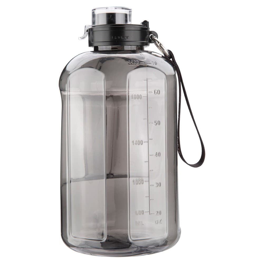 DPT, Sports Water Bottle, Water Gallon, Black, capacity 2.2 L