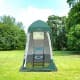 ALSANIDI, Portable Camping Toilet, Travel Toilet, Green*Gray, Size 140*140*220 Cm