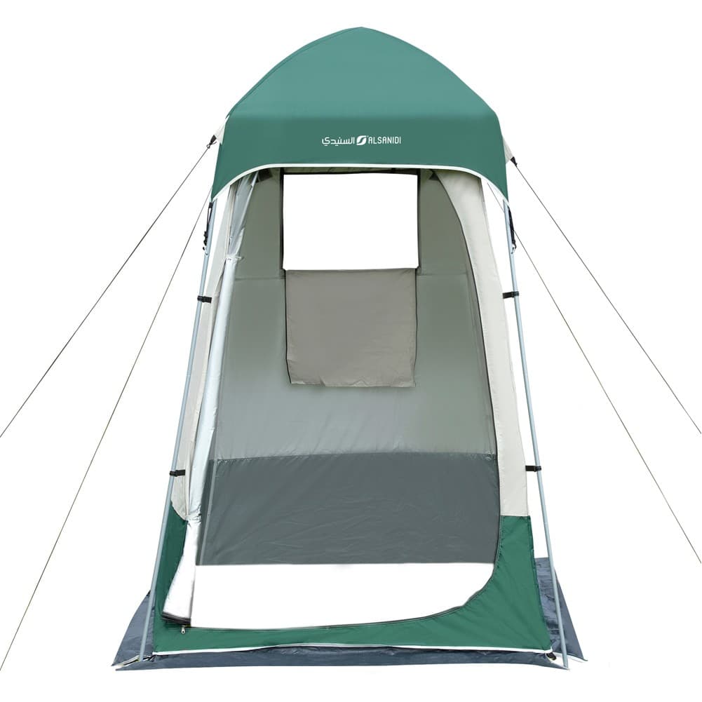 ALSANIDI, Portable Camping Toilet, Travel Toilet, Green*Gray, Size 140*140*220 Cm