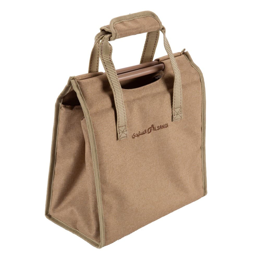 ALSANIDI, Insulated thermos bag for Picnics and trips, Camping thermos bag, Woody, Size 29.5*30*16.5Cm