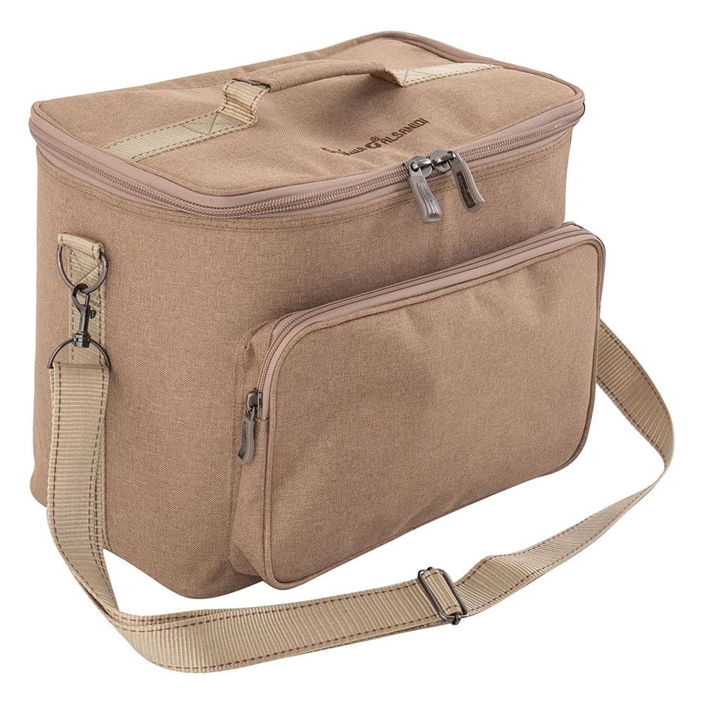 ALSANIDI, Al-Kuwait tea and coffee bag for trips, Camping bag, Woody, Size 37*24*31Cm