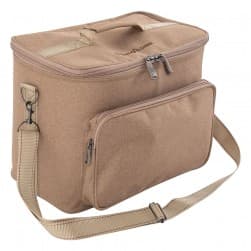 ALSANIDI, Al-Kuwait tea and coffee bag for trips, Camping bag, Woody, Size 37*24*31Cm