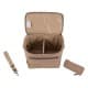 ALSANIDI, Al-Kuwait tea and coffee bag for trips, Camping bag, Woody, Size 37*24*31Cm