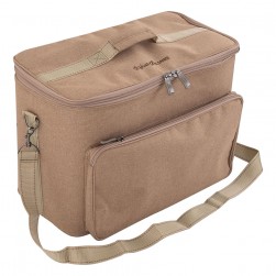 ALSANIDI, Al-Kuwait tea and coffee bag for trips, Camping bag, Woody, Size 45*28*35Cm