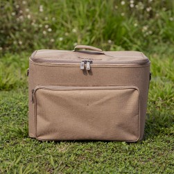 ALSANIDI, Al-Kuwait tea and coffee bag for trips, Camping bag, Woody, Size 45*28*35Cm