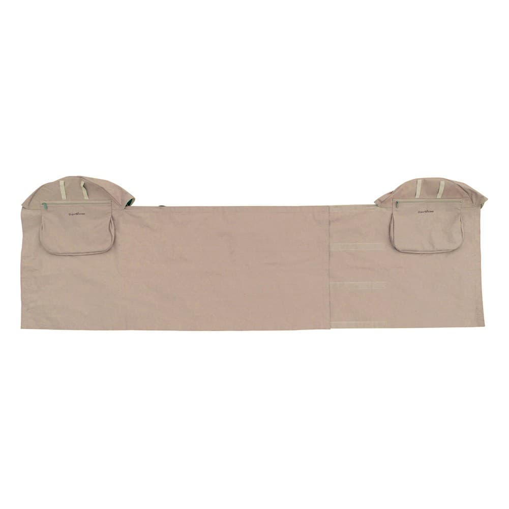 ALSANIDI, Wndbreak between two Wheel for all cars, Wheel windbreak, Woody, Size 235*117*25Cm