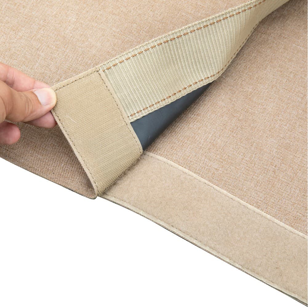 ALSANIDI, Wndbreak between two Wheel for all cars, Wheel windbreak, Woody, Size 235*117*25Cm