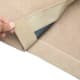 ALSANIDI, Wndbreak between two Wheel for all cars, Wheel windbreak, Woody, Size 235*117*25Cm