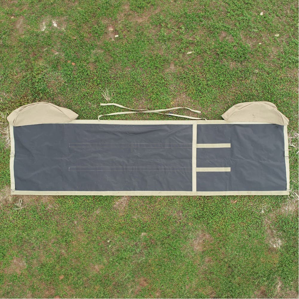 ALSANIDI, Wndbreak between two Wheel for all cars, Wheel windbreak, Woody, Size 235*117*25Cm