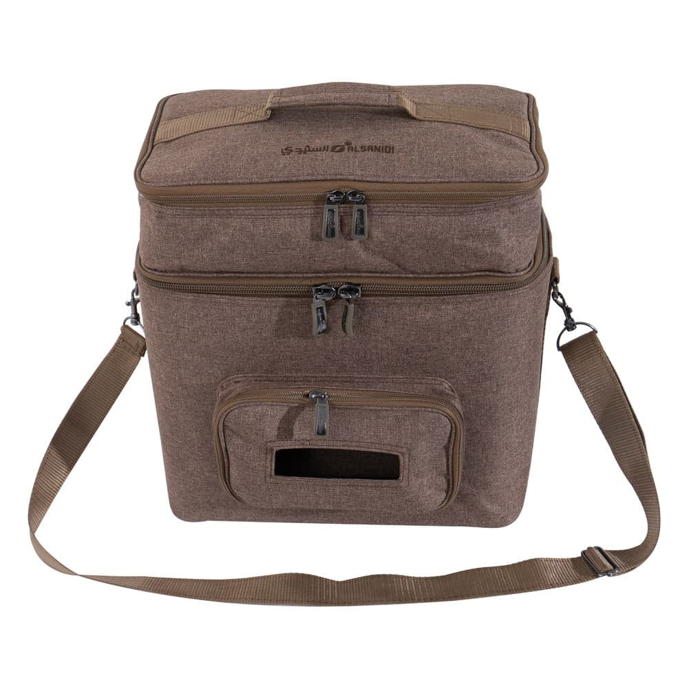 ALSANIDI, Al-Mamlka thermos bag for Picnics and trips, Camping thermos bag, Oud, Size 40*37*26Cm
