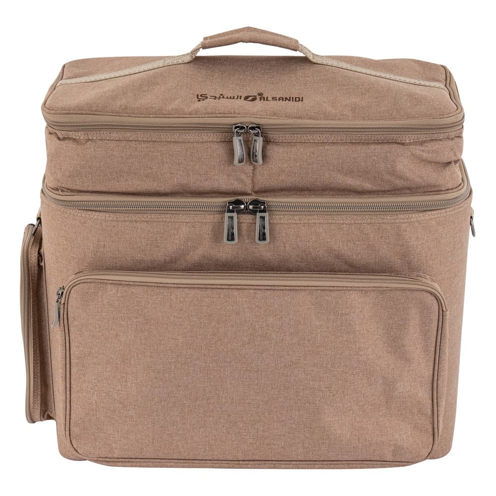 ALSANIDI, Al-Mamlka thermos bag for Picnics and trips, Camping thermos bag, Woody, Size 45*53*29Cm