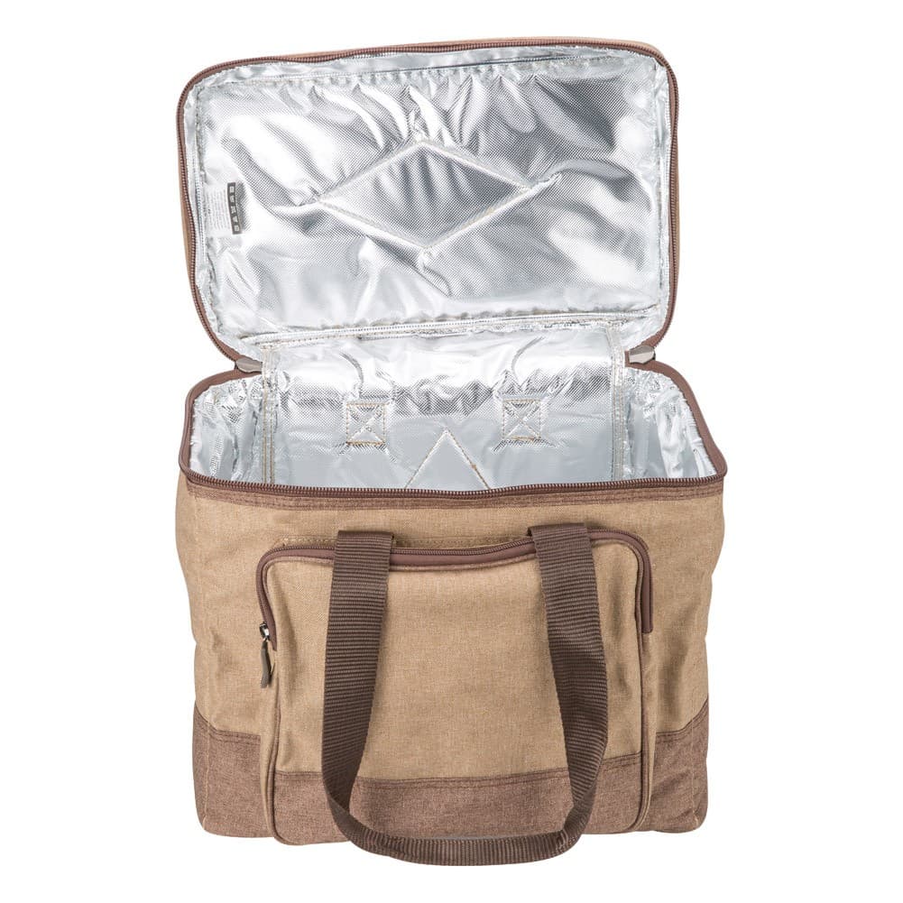 ALSANIDI, Al-Riyadh thermos Bag for Picnics and trips, Camping thermos bag, Woody, Size 39.5*22.5*38.5Cm