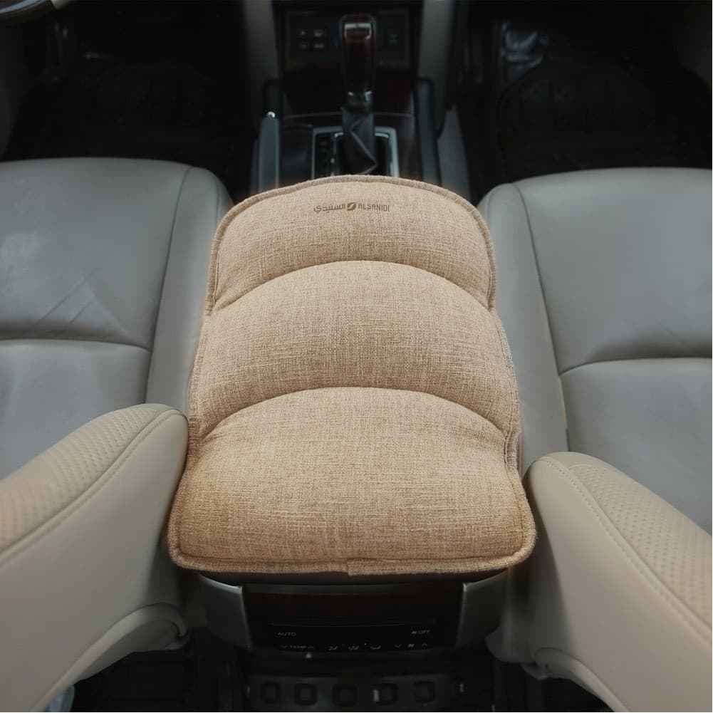 ALSANIDI, car seat cushion, car Merca, Beige, Size 35*26.5*5Cm