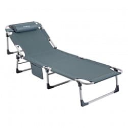 ALSANIDI, Camping Cot, Travel Cot for Camping, Gray, Size190*65*30Cm