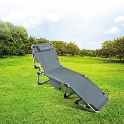ALSANIDI, Camping Cot, Travel Cot for Camping, Gray, Size190*65*30Cm