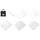 DPT, Portable BBQ stove, Charcoal BBQ Stove, Silver, Size27*20*24.5Cm
