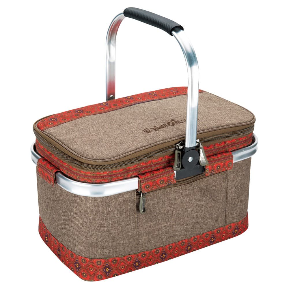 ALSANIDI, Heat and cold insulated keeping bag for food and drinks, Food bag for Trips, Oud, Size 39.5*24.5*24 Cm