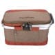 ALSANIDI, Heat and cold insulated keeping bag for food and drinks, Food bag for Trips, Oud, Size 39.5*24.5*24 Cm