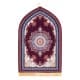 ALSANIDI, Memori Foam Prayer Rug, Comfortable Foam Prayer Rug, Red, Size 80*120 Cm
