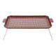 ALSANIDI, Galvanized iron utensiL drying table, Drying Rack, Brown, Size 50*30*17.5 Cm