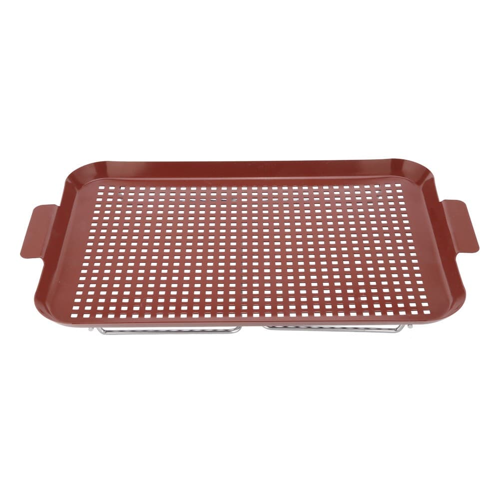 ALSANIDI, Galvanized iron utensiL drying table, Drying Rack, Brown, Size 50*30*17.5 Cm